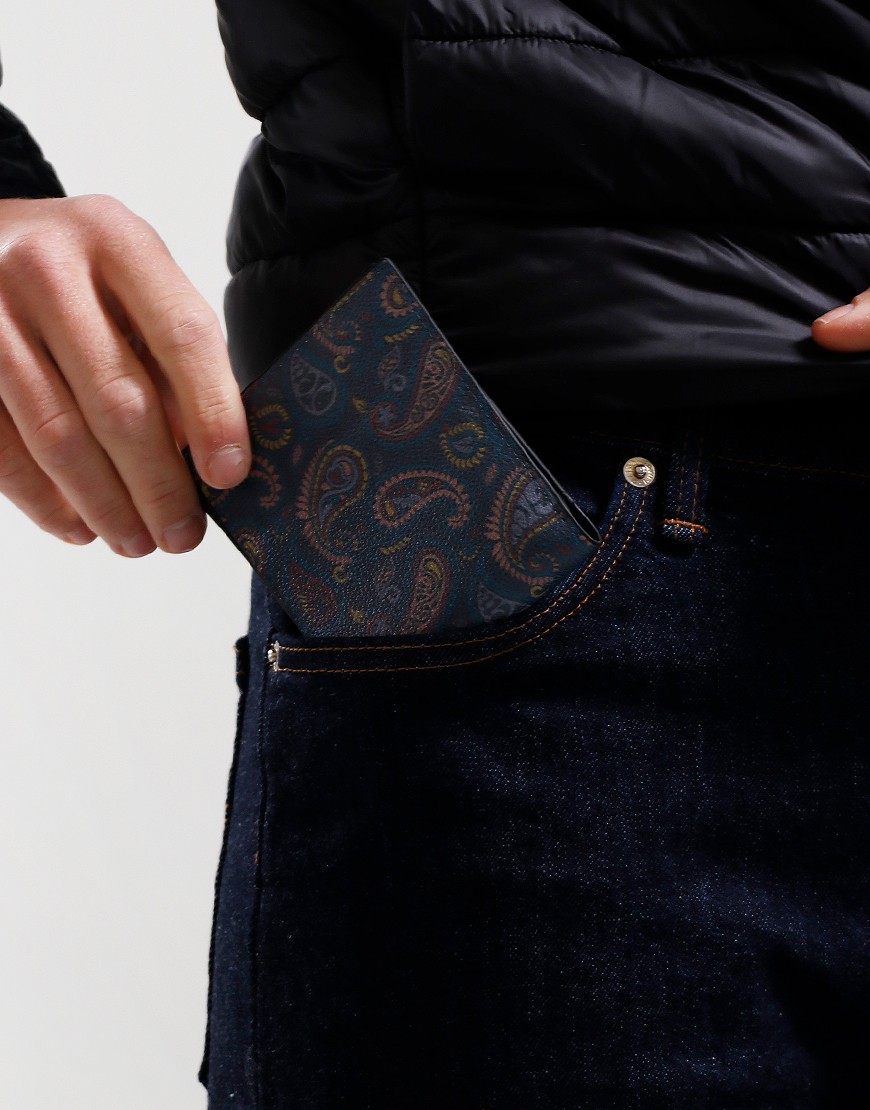 Pretty Green Alloway Paisley Wallet Terraces Menswear