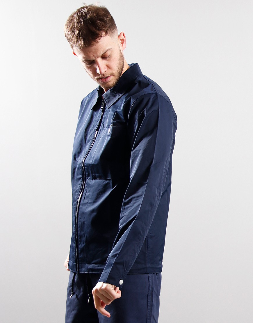Pretty Green Sorona Overshirt Navy 