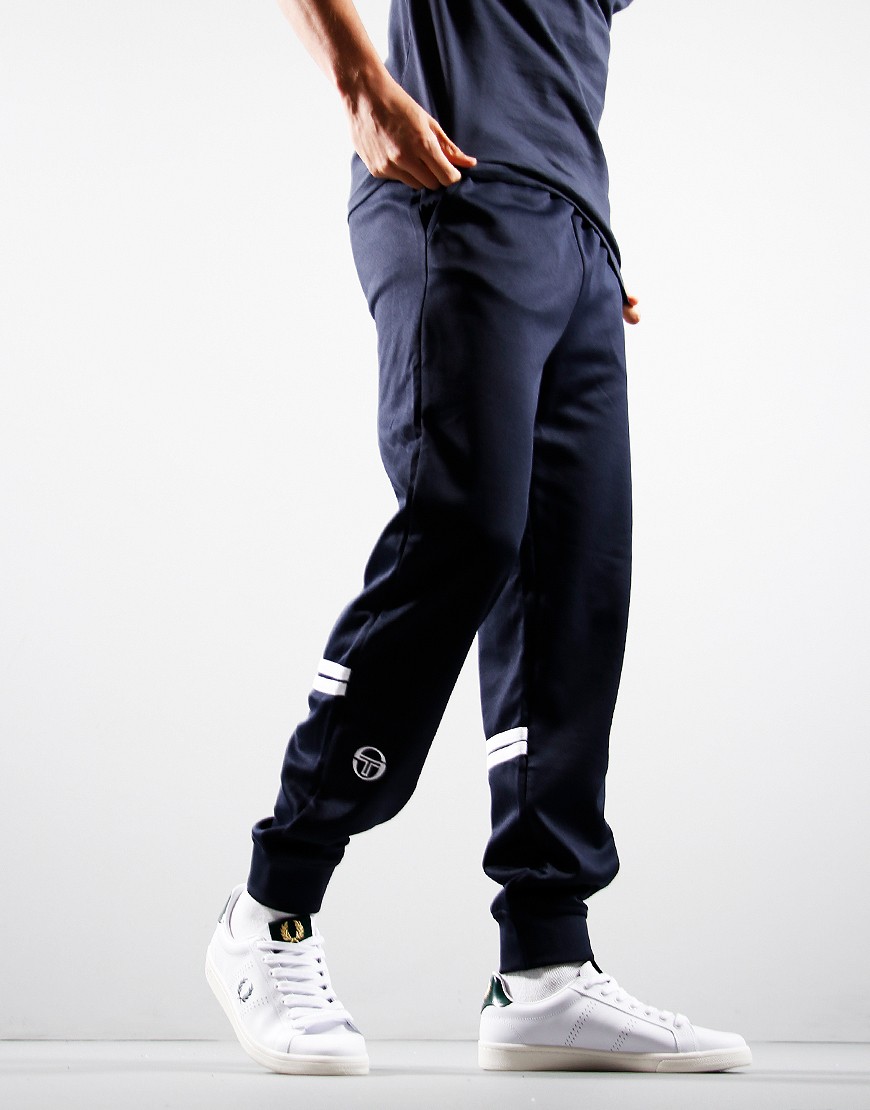 Sergio Tacchini Orion Track Pants Night Sky White Terraces Menswear