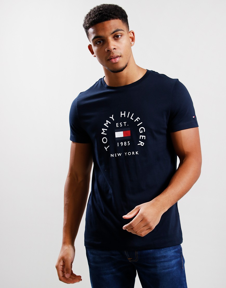 T shirt tommy hilfiger flag hot sale