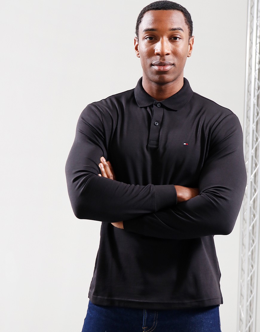 Black tommy hilfiger long sleeve cheap