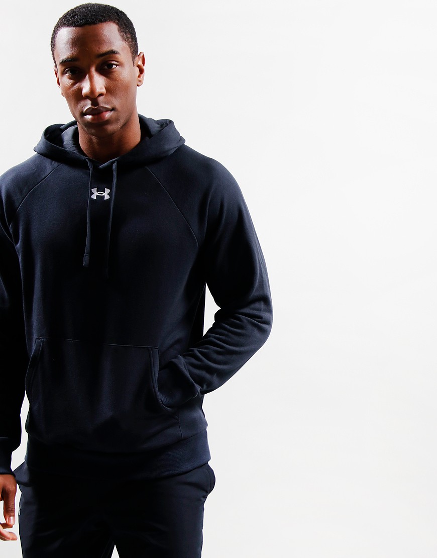 Under armour rival fleece hoodie black best sale