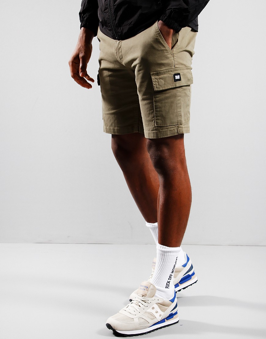 Weekend Offender Nickerson Gardens Shorts Dark Khaki Terraces Menswear