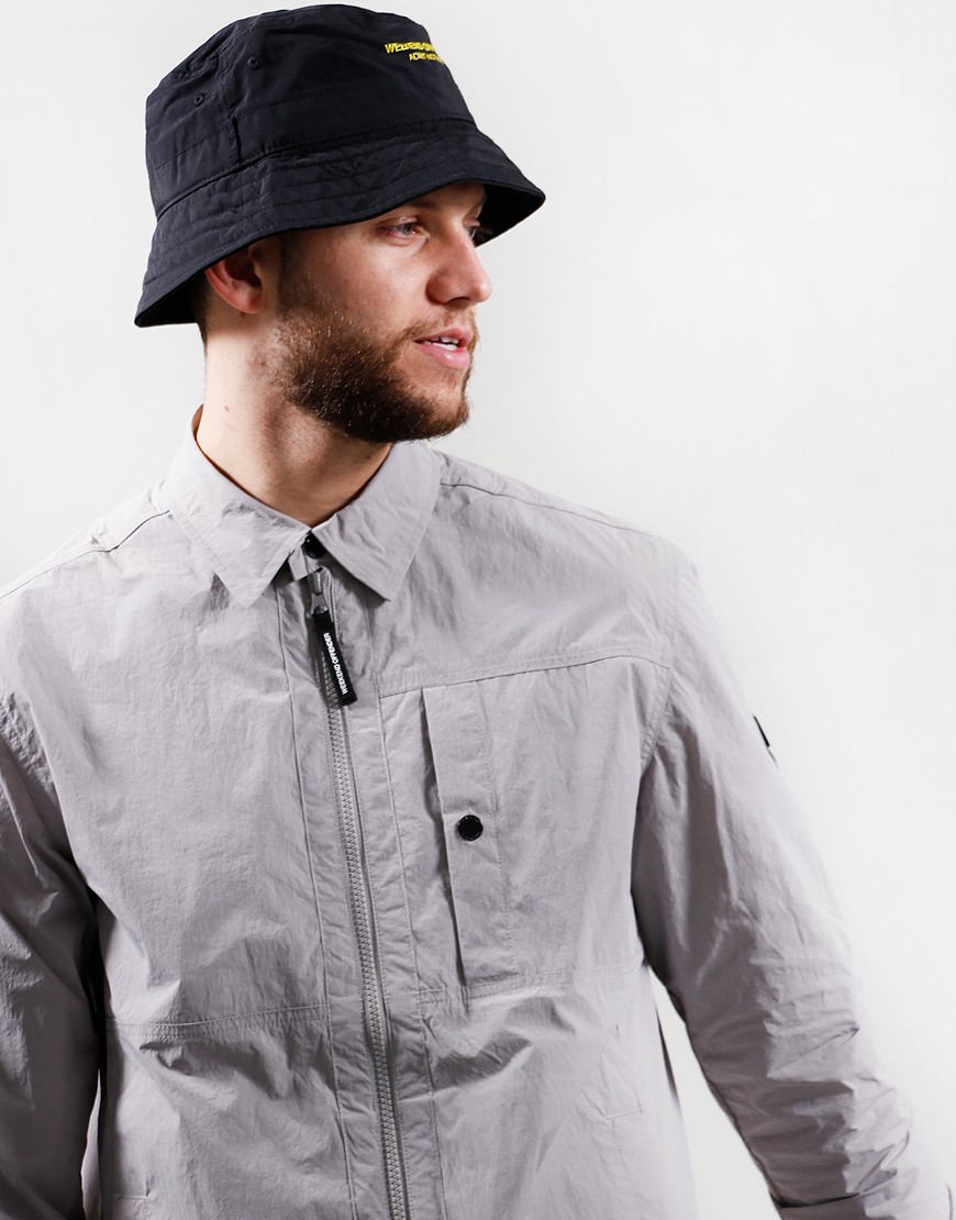 Weekend Offender WOAN Bucket Hat Black/Bright Yellow Terraces Menswear