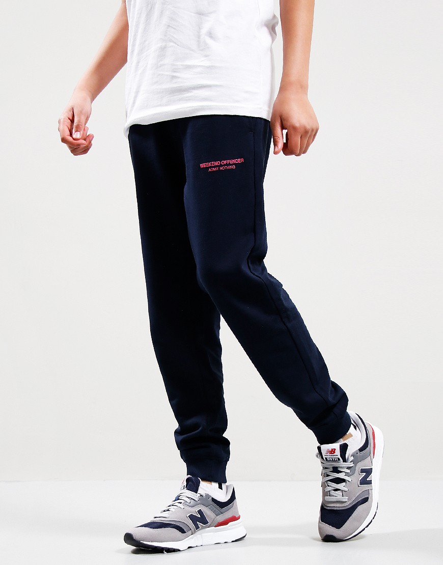 Weekend Offender Kids Cascade Jogger Navy Pink Terraces Menswear