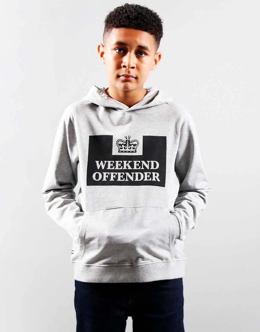 Grey weekend shop offender hoodie