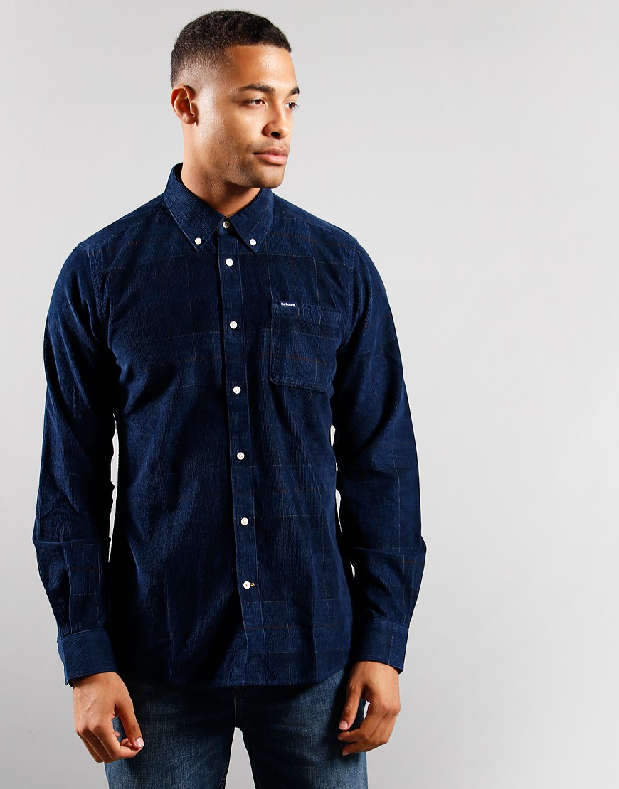 Barbour Blair Long Sleeve Shirt Midnight Terraces Menswear