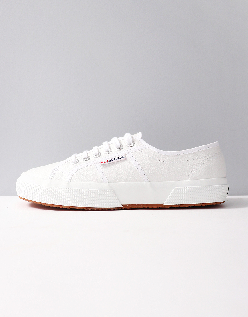 superga gum sole white